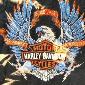 Harley Davidson black bleached tank